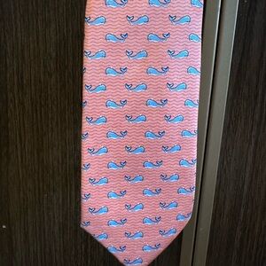 Whale Pattern Tie - Tommy Hilfiger